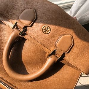 Tory Burch fold over satchel
